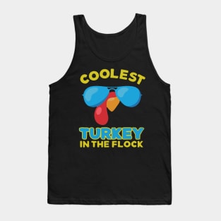 coolest turkey in the flock sunglasses Give your design a name! Tank Top